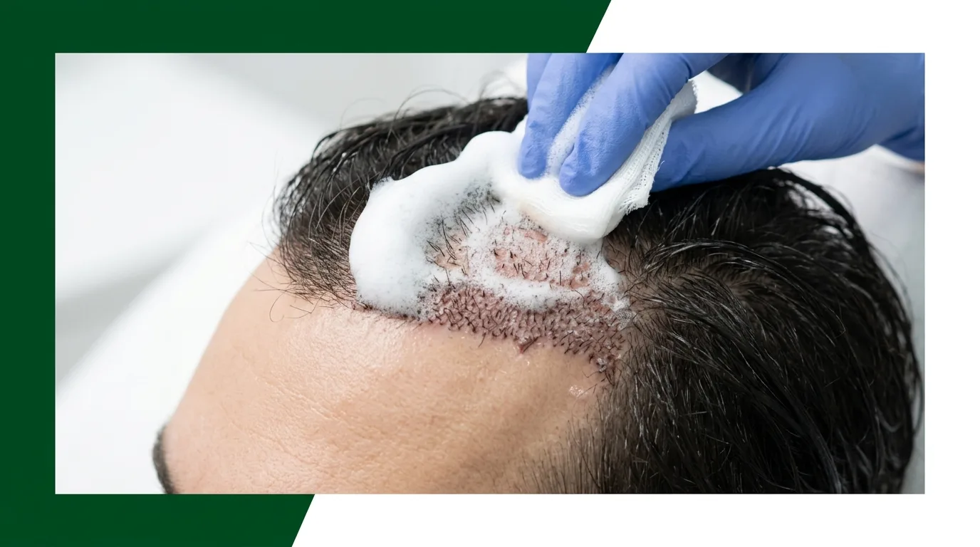 الأخطاء الشائعة في الرغوة بعد زراعة الشعر